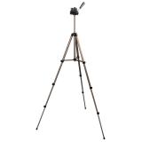 Hama - Trípode Star 75, para cámara de fotos, conexión 6.4mm, altura ajustable hasta 125 cm, Color Beige