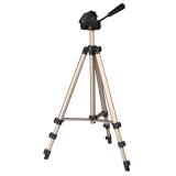 Hama - Trípode Star 75, para cámara de fotos, conexión 6.4mm, altura ajustable hasta 125 cm, Color Beige