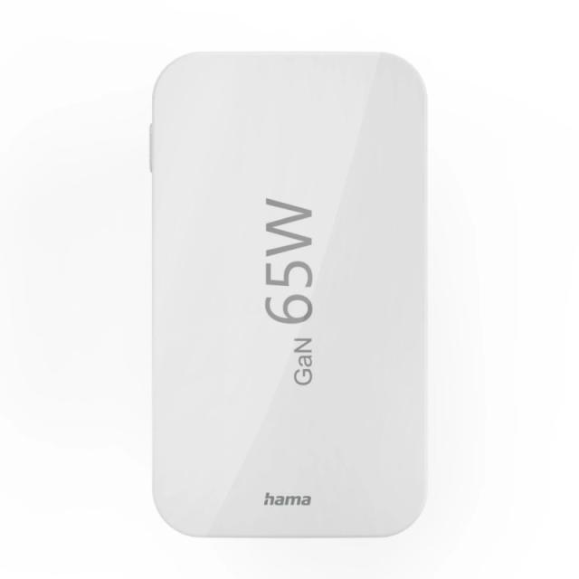 Hama - 00201976 cargador de dispositivo móvil Portátil, Batería portátil, Smartphone, Tableta Blanco Corriente alterna Carga ráp