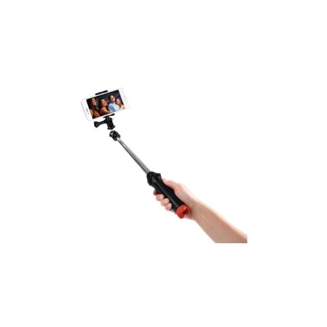 Hama - Trípode 4 en 1 con Conexión 1/4", para go pro, móviles o cámaras, color negro