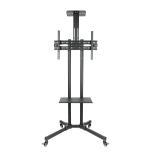 TooQ - FS1470M-B soporte para pantalla de señalización 177,8 cm (70") Negro