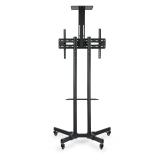 TooQ - FS1470M-B soporte para pantalla de señalización 177,8 cm (70") Negro