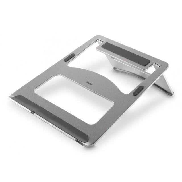 Hama - Aluminium Soporte para ordenador portátil Plata 39,6 cm (15.6")