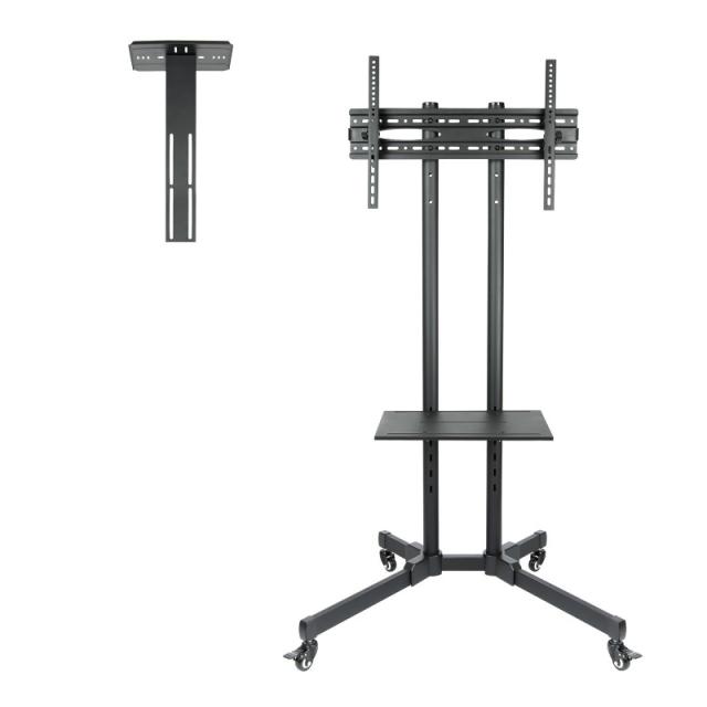 TooQ - FS1470M-B soporte para pantalla de señalización 177,8 cm (70") Negro