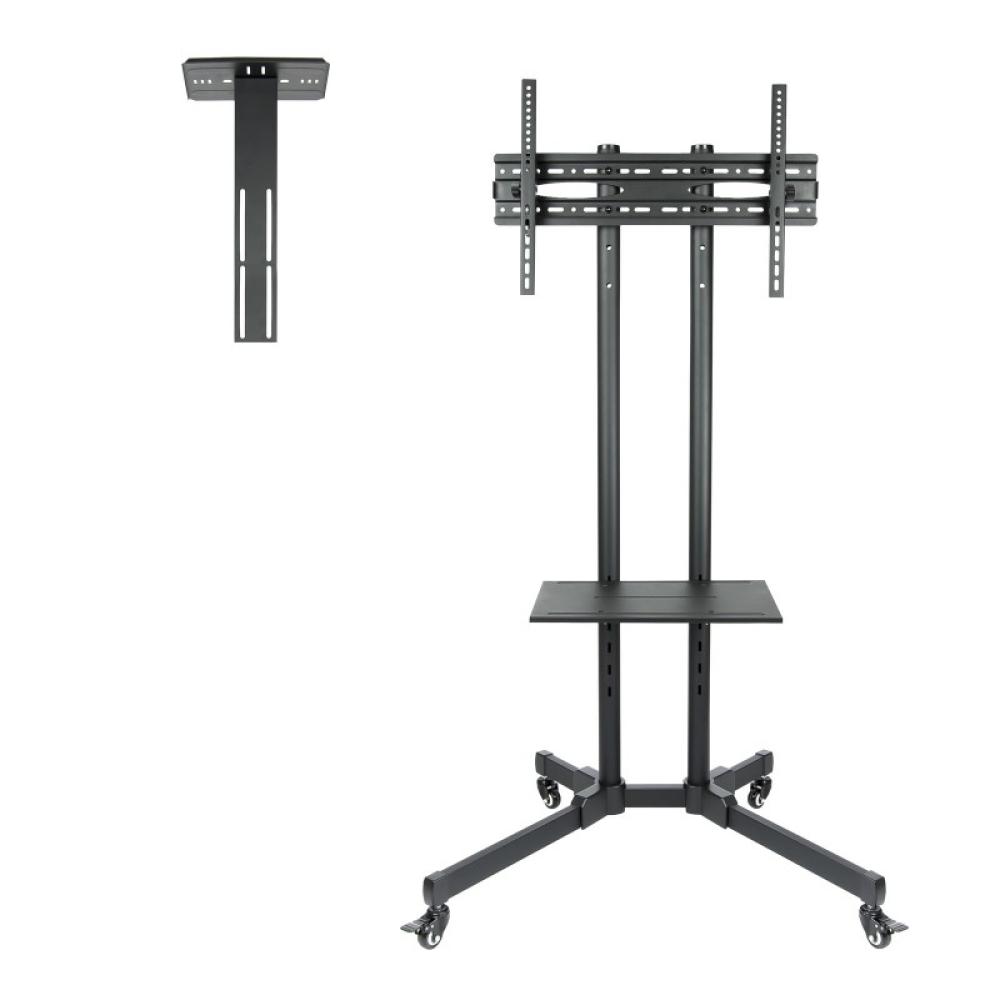TooQ - FS1470M-B soporte para pantalla de señalización 177,8 cm (70") Negro