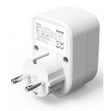 Hama - 00223343 base múltiple 1 salidas AC Interior Blanco