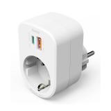 Hama - 00223343 base múltiple 1 salidas AC Interior Blanco