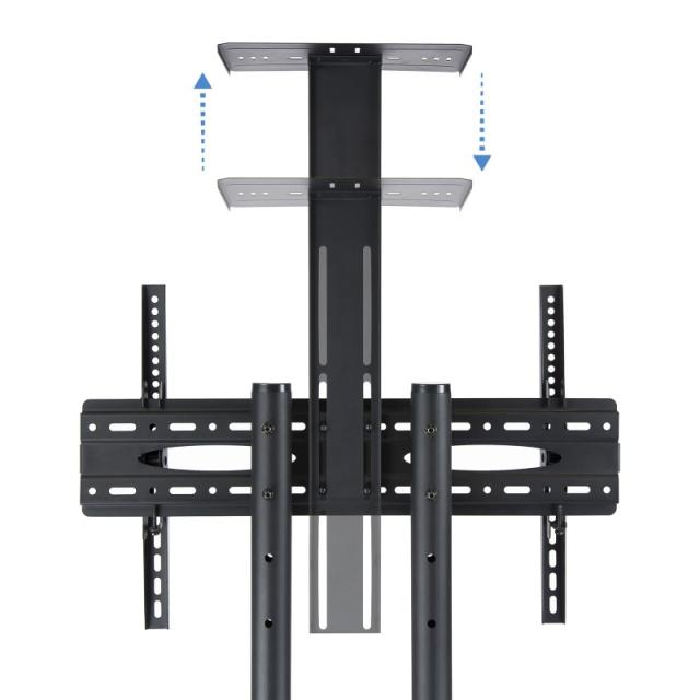 TooQ - FS1470M-B soporte para pantalla de señalización 177,8 cm (70") Negro