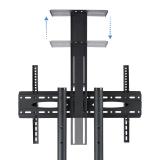 TooQ - FS1470M-B soporte para pantalla de señalización 177,8 cm (70") Negro