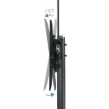 TooQ - FS1470M-B soporte para pantalla de señalización 177,8 cm (70") Negro