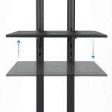 TooQ - FS1470M-B soporte para pantalla de señalización 177,8 cm (70") Negro