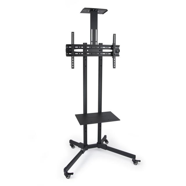 TooQ - FS1470M-B soporte para pantalla de señalización 177,8 cm (70") Negro