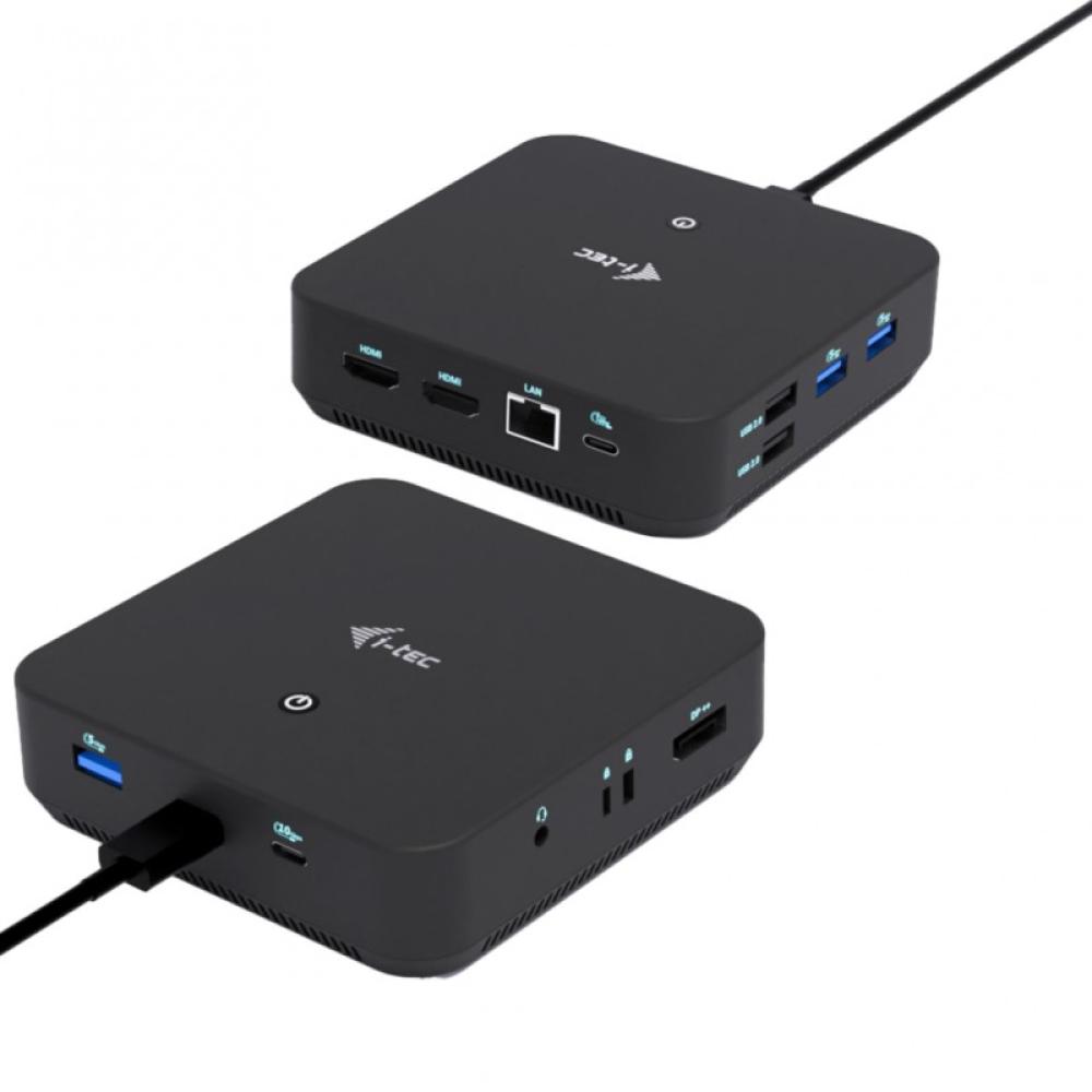 i-tec - USB-C DP Dual HDMI Docking Station with Power Delivery 100 W