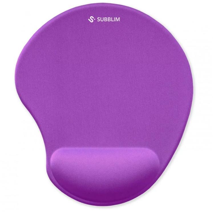 SUBBLIM - SUBMP-04E052 alfombrilla para ratón Púrpura