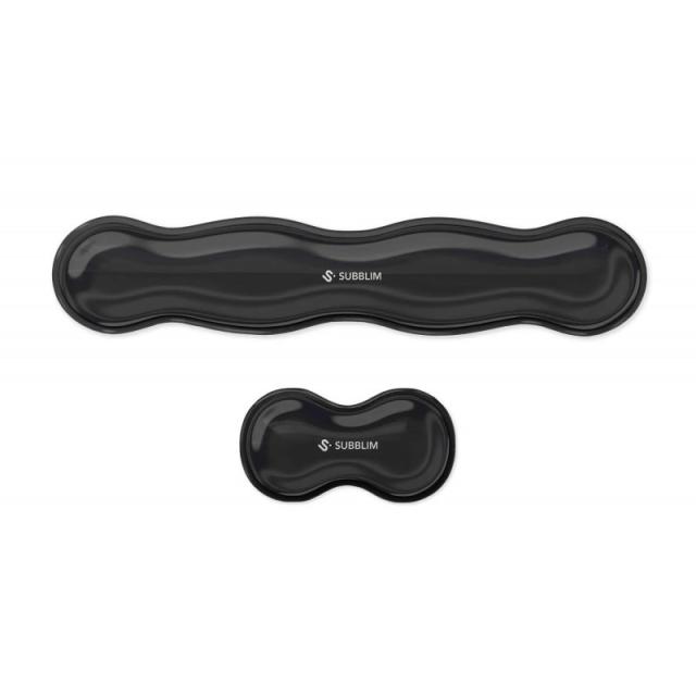 SUBBLIM - SUBMP-04E061 descansa muñecas Poliuretano (PU), Silicona Negro