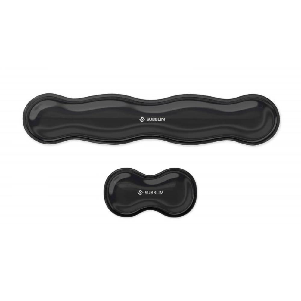 SUBBLIM - SUBMP-04E061 descansa muñecas Poliuretano (PU), Silicona Negro