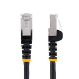 StarTech.com - Cable de 7m de Red Ethernet CAT6a - Negro - Low Smoke Zero Halogen (LSZH) - 10GbE - 500MHz - PoE++ de 100W - Snag