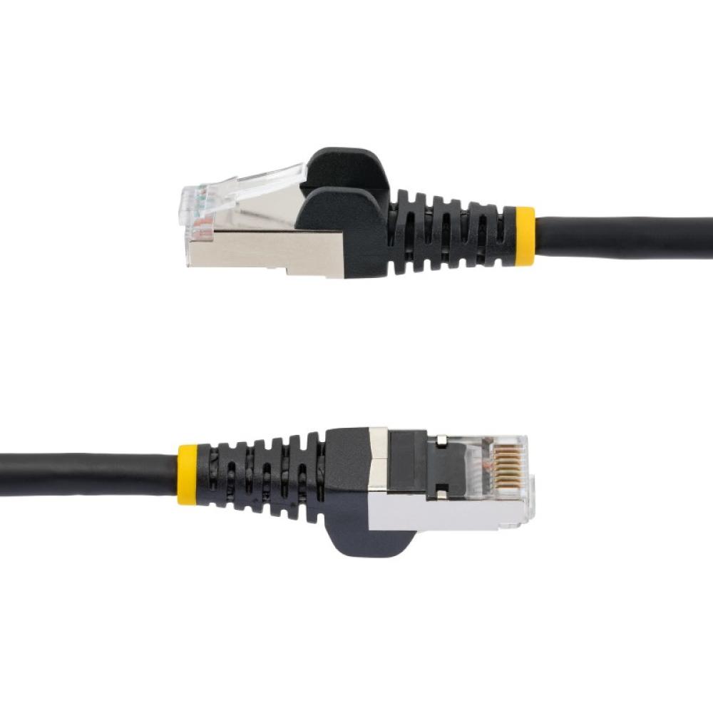 StarTech.com - Cable de 10m de Red Ethernet CAT6a - Negro - Low Smoke Zero Halogen (LSZH) - 10GbE - 500MHz - PoE++ de 100W - Sna