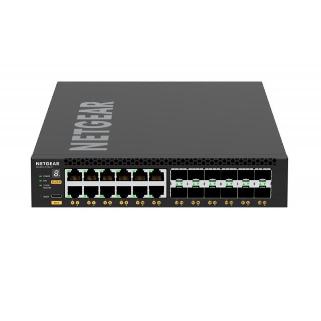 NETGEAR - M4350-12X12F Gestionado L3 10G Ethernet (100/1000/10000) 1U Negro