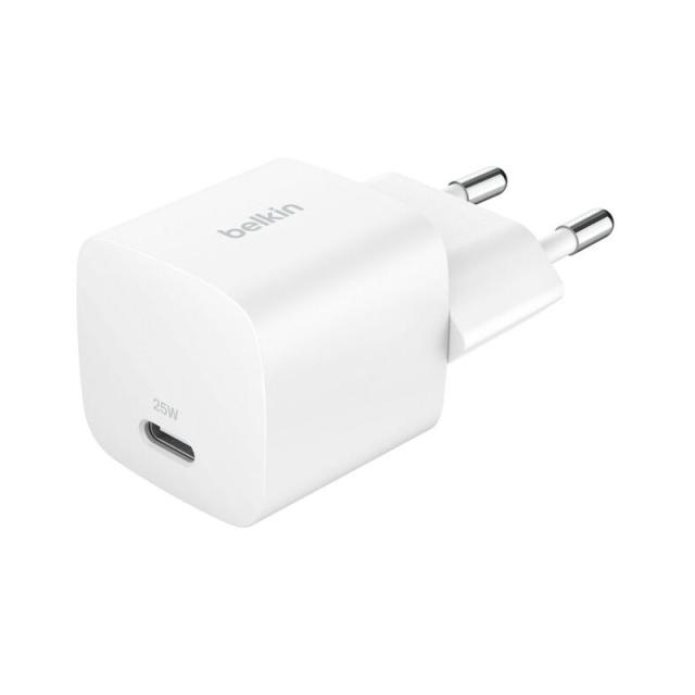 Belkin - BoostCharge Consola de juegos portátil, Smartphone, Tableta Blanco Corriente alterna Carga rápida Interior - WCA012KQWH