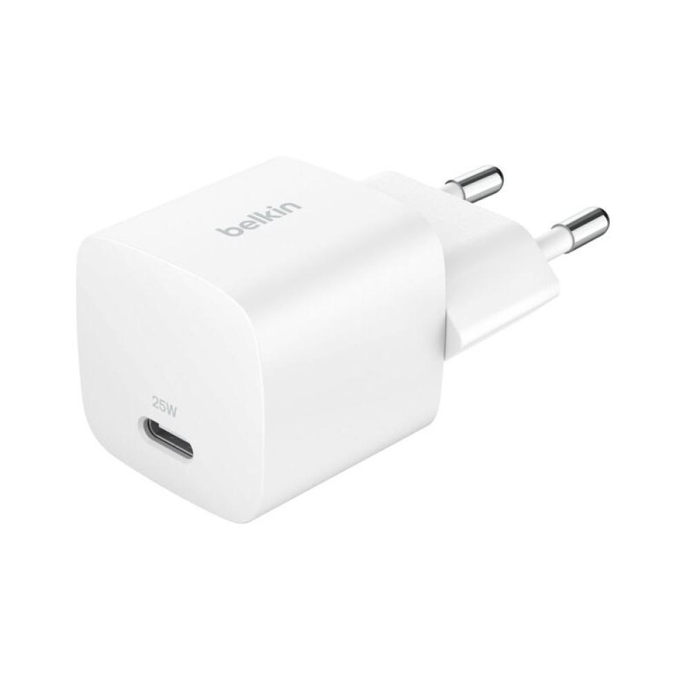 Belkin - BoostCharge Consola de juegos portátil, Smartphone, Tableta Blanco Corriente alterna Carga rápida Interior - WCA012KQWH