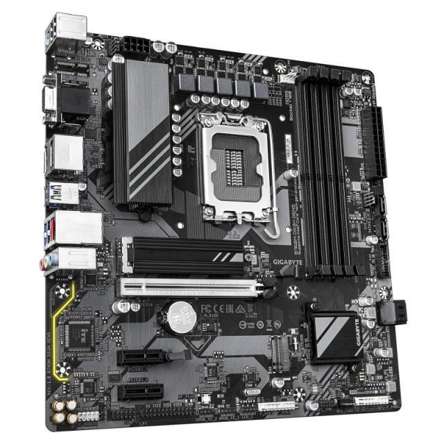GIGABYTE - B760M DS3H GEN5 Placa Base – Compatible con CPUs Intel Core 14ª generación, VRM digital de 6+2+1 fases, hasta 5600 MH