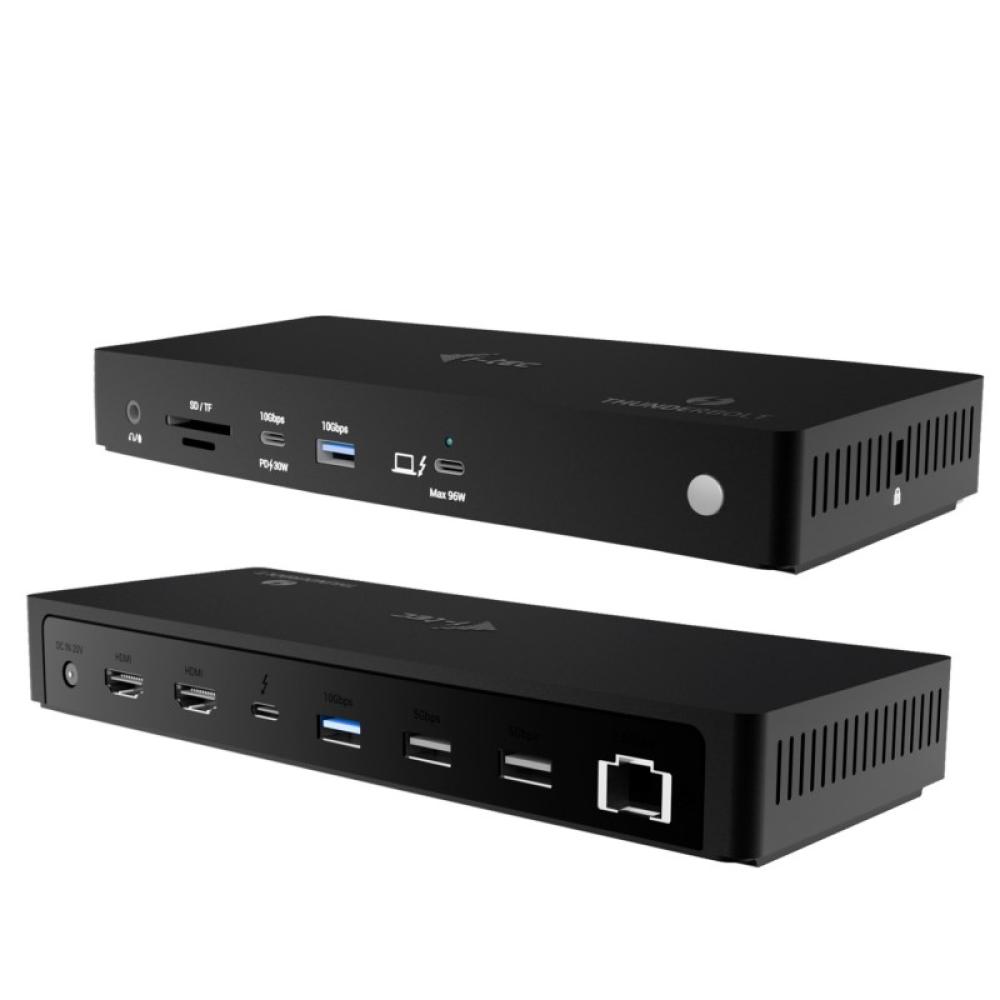 i-tec - Thunderbolt4 Triple Display Docking Station + Power Delivery 96W