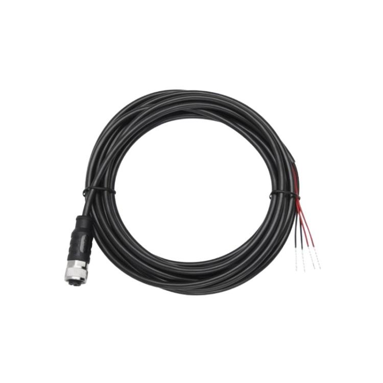 Zebra - CBL-PWRD100-M1200 cable de transmisión Negro 10 m M12