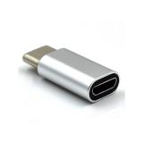Ewent - EW9645 cambiador de género para cable USB C Micro USB B Plata