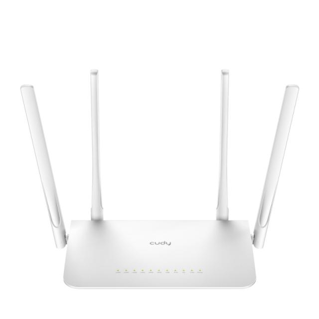 Cudy - WR1300 router inalámbrico Gigabit Ethernet Doble banda (2,4 GHz / 5 GHz) Blanco