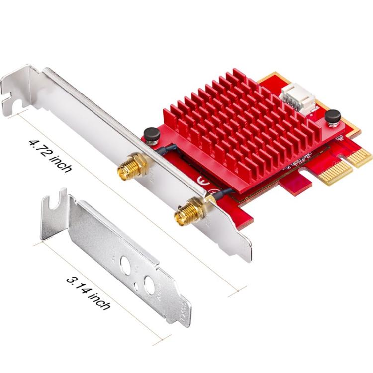Cudy - WE3000S adaptador y tarjeta de red Interno WLAN / Bluetooth 2400 Mbit/s
