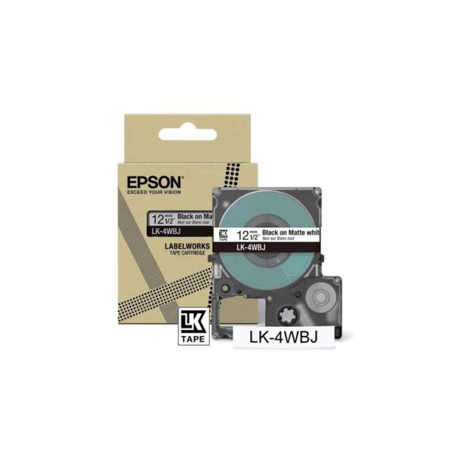 Epson - LK-4WBJ Negro, Blanco