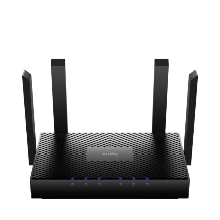 Cudy - WR3000 router inalámbrico Gigabit Ethernet Doble banda (2,4 GHz / 5 GHz) Negro