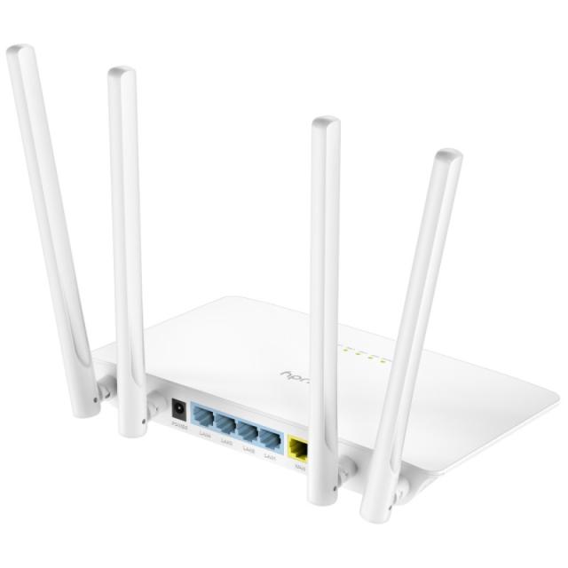 Cudy - WR1200 router inalámbrico Ethernet rápido Doble banda (2,4 GHz / 5 GHz) Blanco