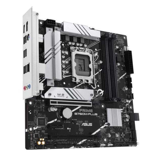 ASUS - PRIME B760M-PLUS Intel B760 LGA 1700 micro ATX