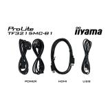 iiyama - ProLite TF3215MC-B2 pantalla para PC 80 cm (31.5") 1920 x 1080 Pixeles Full HD LED Pantalla táctil Quiosco Negro