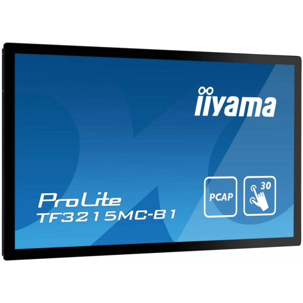 iiyama - ProLite TF3215MC-B2 pantalla para PC 80 cm (31.5") 1920 x 1080 Pixeles Full HD LED Pantalla táctil Quiosco Negro