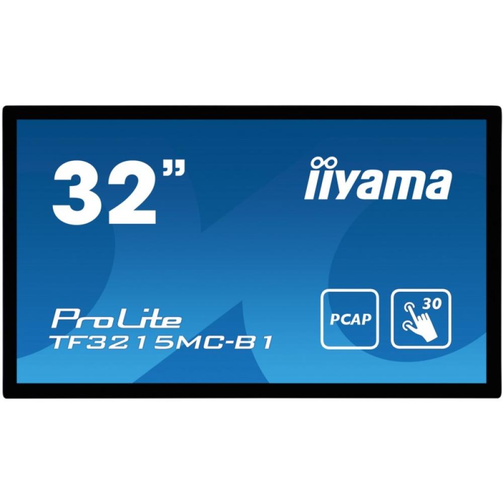 iiyama - ProLite TF3215MC-B2 pantalla para PC 80 cm (31.5") 1920 x 1080 Pixeles Full HD LED Pantalla táctil Quiosco Negro