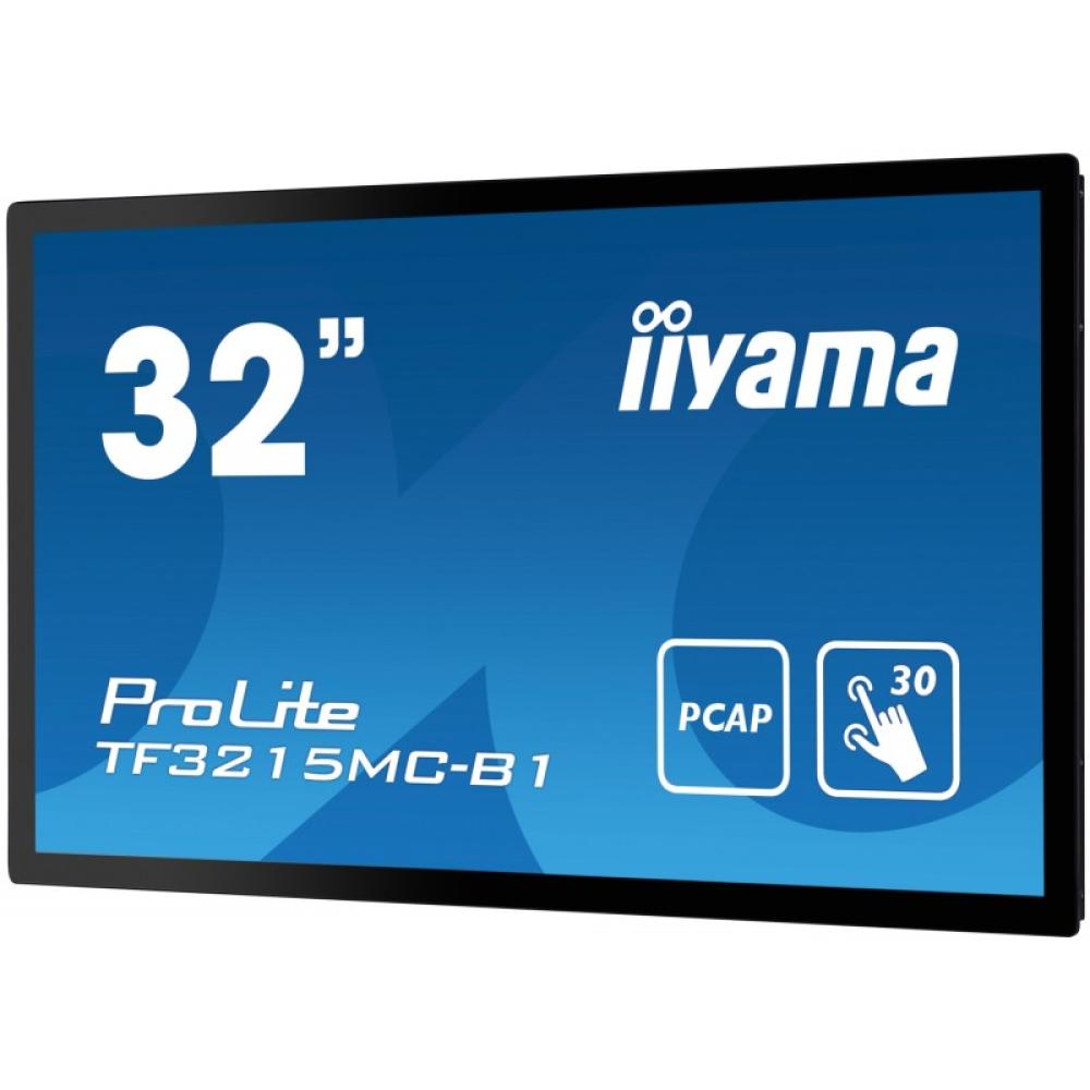 iiyama - ProLite TF3215MC-B2 pantalla para PC 80 cm (31.5") 1920 x 1080 Pixeles Full HD LED Pantalla táctil Quiosco Negro