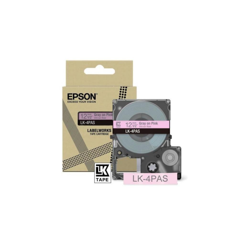 Epson - LK-4PAS Gris, Rosa