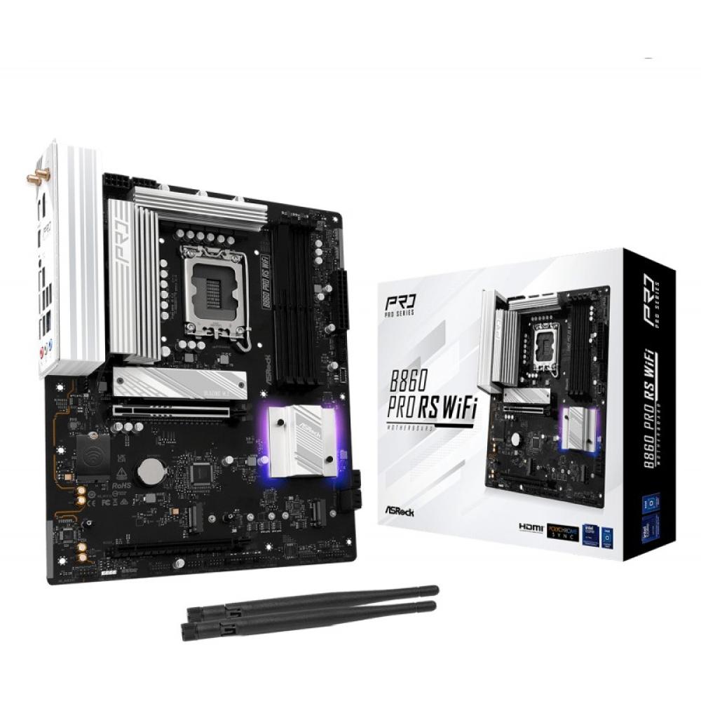 Asrock - B860 Pro RS WiFi Intel B860 LGA 1851 (Socket V1) ATX