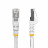 StarTech.com - Cable de Red Ethernet CAT8 Blanco de 3m - Snagless - sin Pestillo - 25G/40G - 2000MHz - PoE++ 100W - 26AWG - S/FT