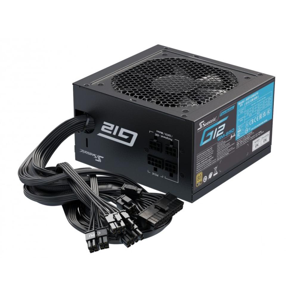 Seasonic - Focus G12 GM unidad de fuente de alimentación 850 W 20+4 pin ATX ATX Negro
