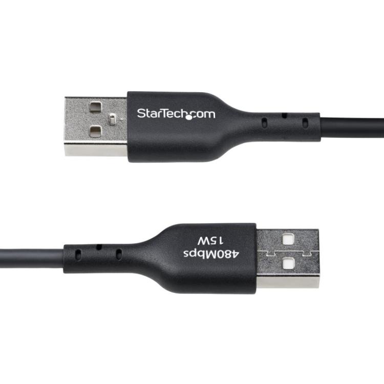 StarTech.com - Cable de Carga USB-A a USB-C de 15cm - Cable Cargador USB-A a USB Tipo C - Cable USB 2.0 - 3A - Recubrimiento de