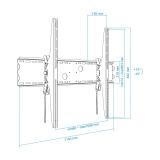 TooQ - Soporte de pared (monitor / plasma / LCD / LED) 60”-100”