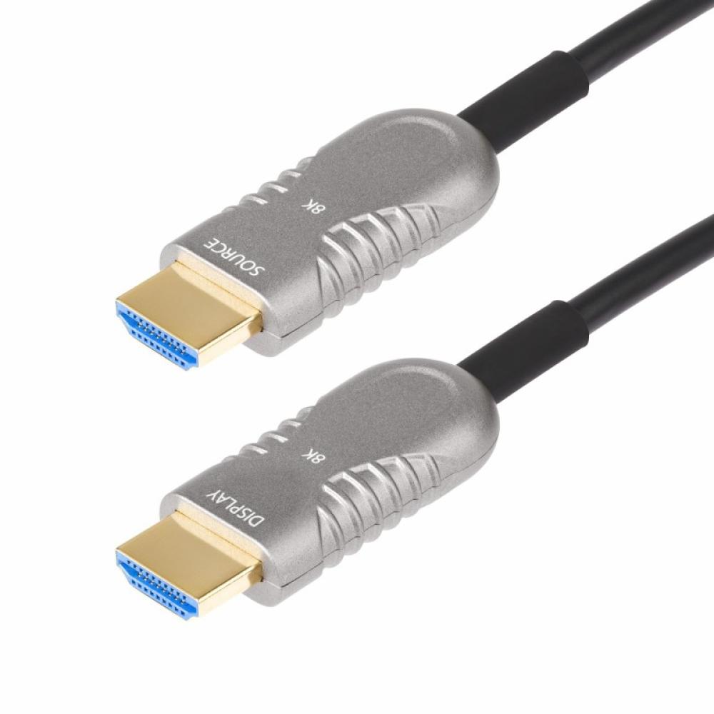 StarTech.com - Cable HDMI 2.1 Híbrido Activo Óptico AOC de 30,4m - CMP Plenum - Cable HDMI 2.0/2.1 de Ultra Alta Velocidad 8K de