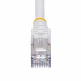 StarTech.com - Cable de Red Ethernet CAT8 Blanco 5m - Snagless - sin Pestillo - 25G/40G - 2000MHz - PoE++ 100W - 26AWG - S/FTP -