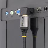 StarTech.com - Adaptador HDMI 2.0 Acodado Hacia Arriba - Macho a Hembra - Adaptador HDMI en Ángulo Recto - Ahorrador de Puertos