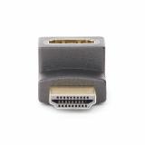 StarTech.com - Adaptador HDMI 2.0 Acodado Hacia Arriba - Macho a Hembra - Adaptador HDMI en Ángulo Recto - Ahorrador de Puertos