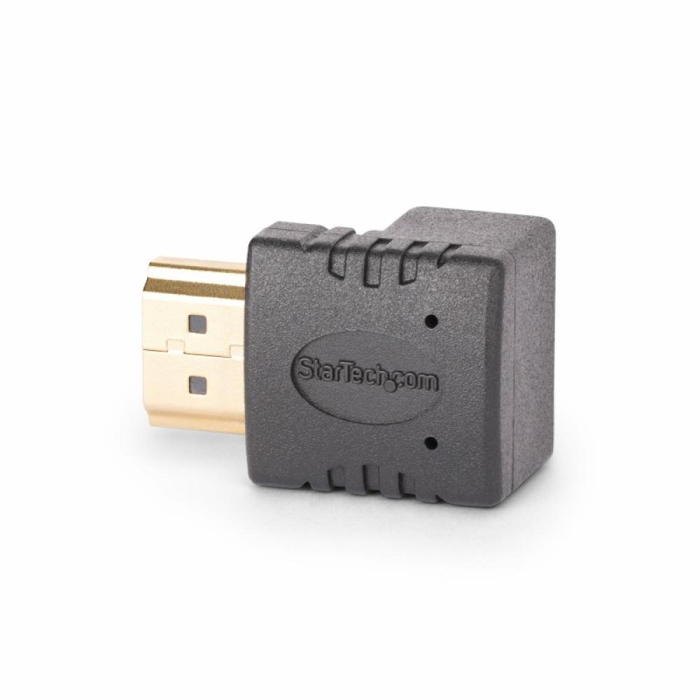 StarTech.com - Adaptador HDMI 2.0 Acodado Hacia Arriba - Macho a Hembra - Adaptador HDMI en Ángulo Recto - Ahorrador de Puertos